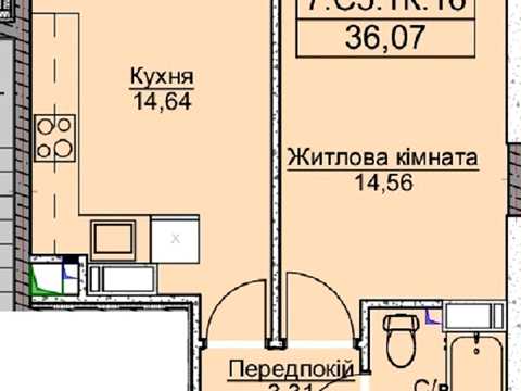 квартира за адресою Князя Володимира Великого вул., 16