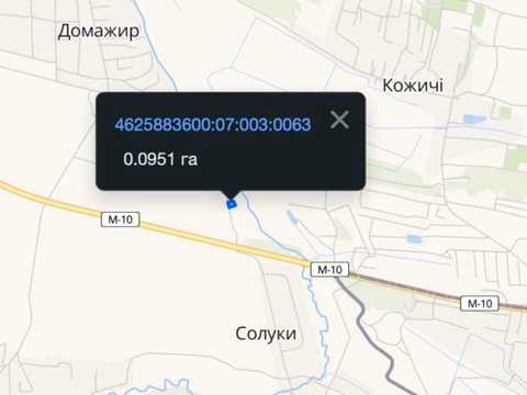 участок по адресу 