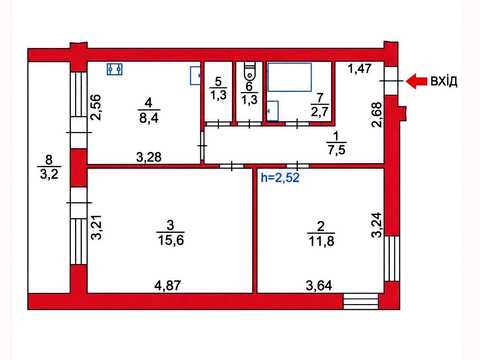 квартира за адресою 15-й мікрорайон, 4