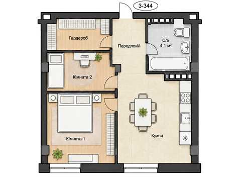 квартира за адресою Регенераторна вул., 4 к3