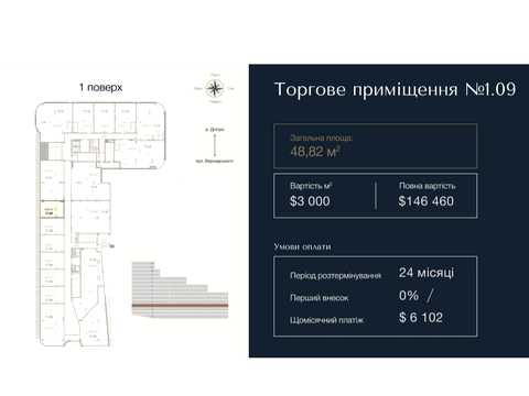 коммерческая по адресу Володимира Вернадського ул. (Дзержинського), (Будинок)
