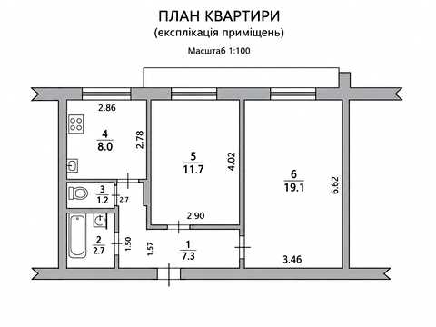 квартира за адресою Левка Лук'яненка вул. (Маршала Тимошенка), 11