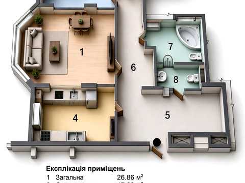 квартира по адресу Каунасская ул., (Будинок)