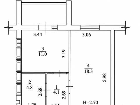 квартира за адресою Полтавський Шлях вул., 184а, к. 18