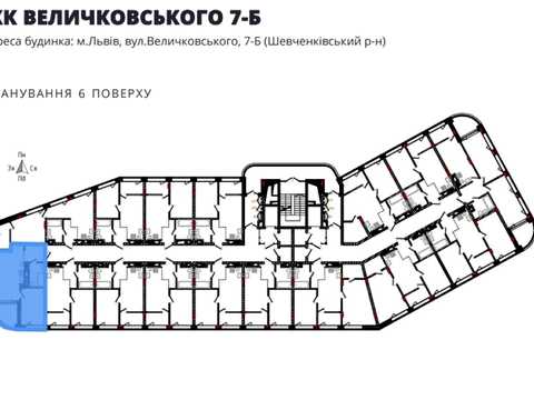 квартира за адресою Івана Величковського вул., (Будинок 1)