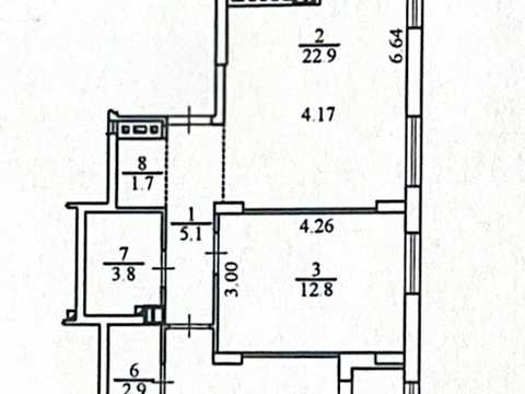 квартира по адресу Салютная ул., 2к22
