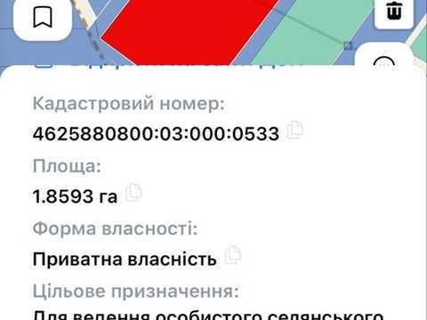 ділянка за адресою 