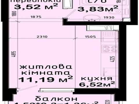 квартира за адресою Валер'яна Підмогильного вул., 5