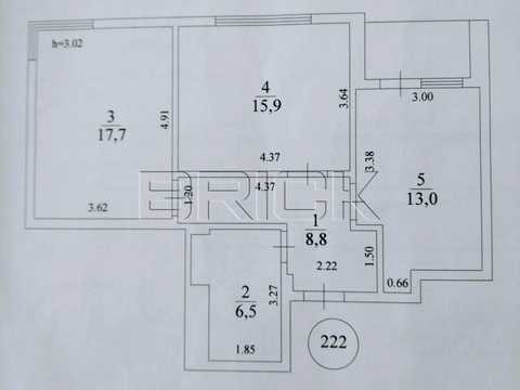квартира по адресу Заречная ул., 1-Б
