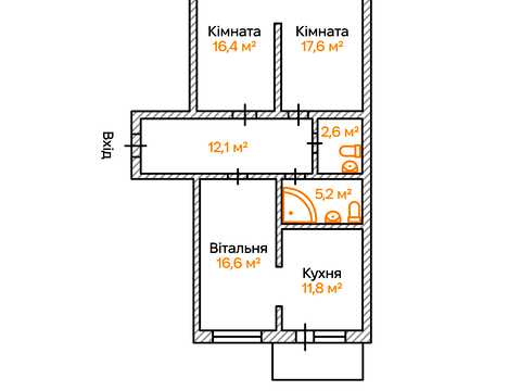 квартира за адресою Київ, Юлії Здановської вул. (Ломоносова), 34/1а