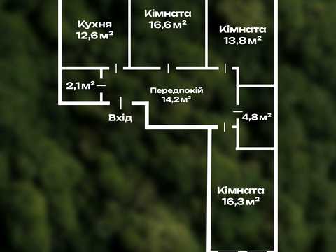 квартира за адресою Олеся Бердника вул., 1