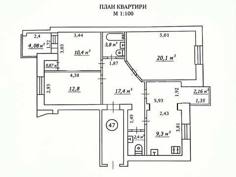 квартира за адресою Валерія Лобановського просп. (Червонозоряний), 130