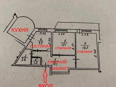 квартира по адресу Левка Лукьяненко ул. (Маршала Тимошенка), 13-А
