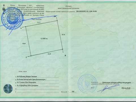 ділянка за адресою Озерна вул.