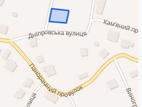 участок по адресу Виноградная ул.