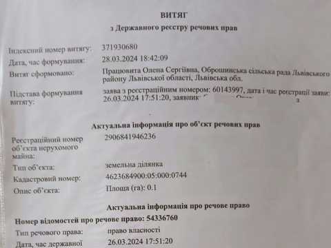 участок по адресу 