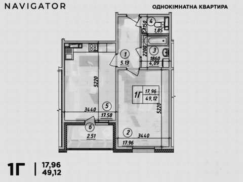 квартира по адресу Балтийский пер., 1