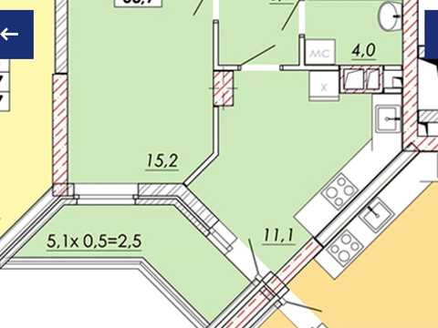 квартира по адресу Овидиопольская дорога ул., 3/4