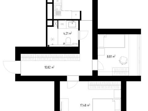 квартира по адресу Машиностроителей ул., 33