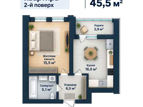 квартира за адресою Київ, Гліба Бабіча вул. (Канальна), 8-Б