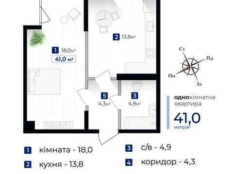 квартира по адресу Гната Хоткевича ул., (Будинок)