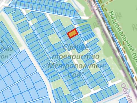 ділянка за адресою СТ Метрополітен-Сад
