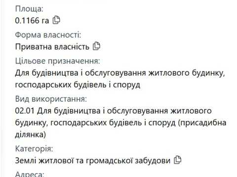 ділянка за адресою Володимира Івасюка вул.
