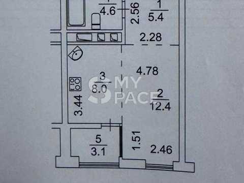 квартира за адресою Зарічна вул., 6 к5