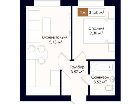 квартира за адресою Соборна вул., 39