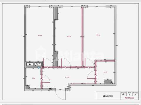 квартира по адресу Академика Заболотного ул., 1-А