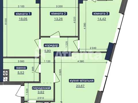 квартира по адресу Академика Заболотного ул., (Будинок 3)