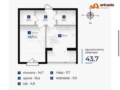 квартира за адресою Виноградна вул., (Будинок 14)