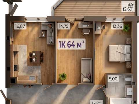 квартира за адресою Долішня вул., (Будинок 10)