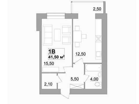 квартира за адресою Височана вул., 18 к15