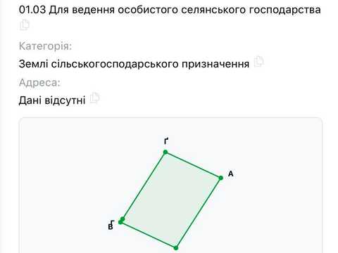 ділянка за адресою с. Бохоники, 