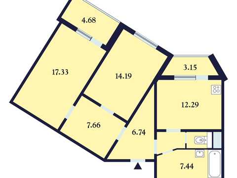 квартира по адресу Оболонский просп., 36-Д