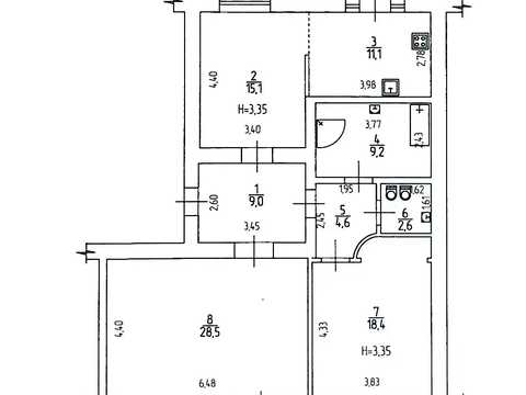 квартира по адресу Терещенковская ул., 7