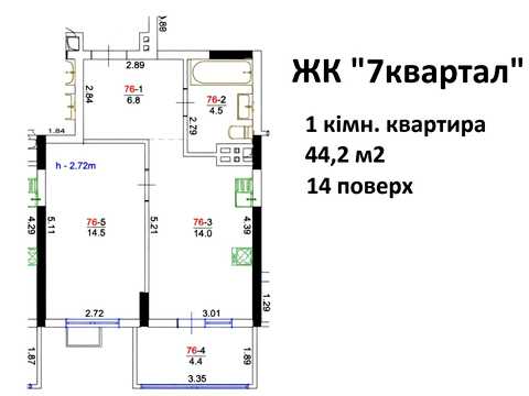 квартира по адресу Правды просп. (Правди), (Будинок 3)