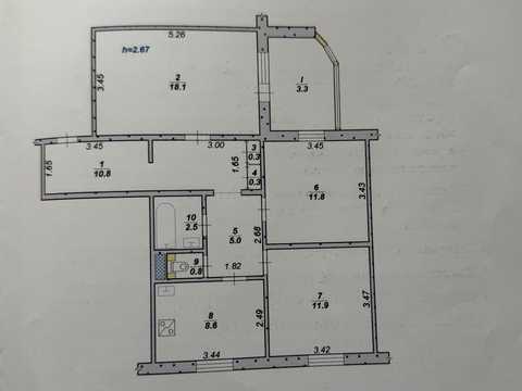 квартира за адресою Лісового вул., 44