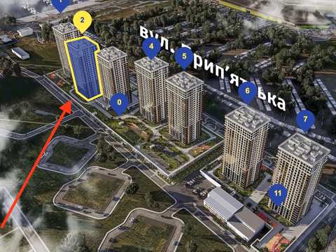 квартира за адресою Причальна вул., (Будинок 2)