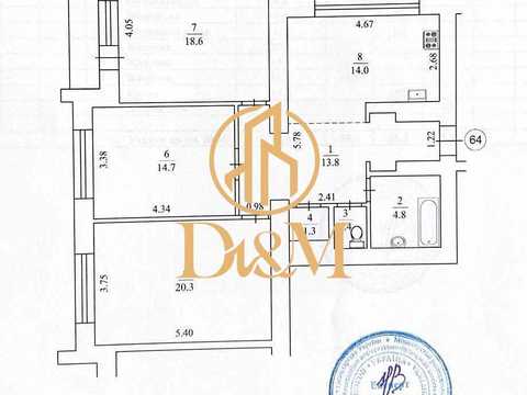квартира за адресою Михайла Грушевського вул., 34-А