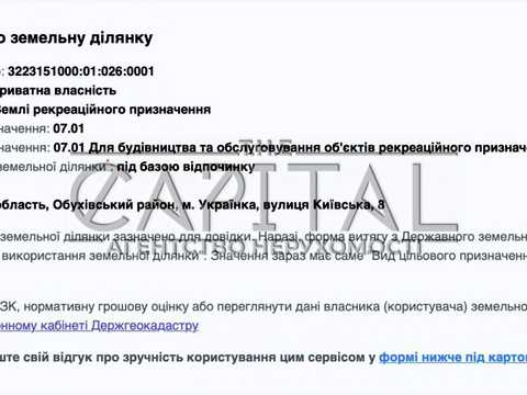 участок по адресу 