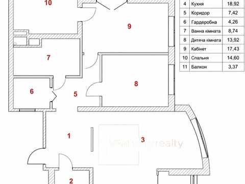 квартира по адресу Никольско-Слободская ул., 3-А