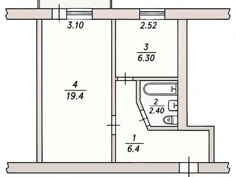 квартира по адресу Киевская ул., 304
