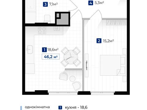 квартира по адресу Виноградна ул., (Будинок 19)