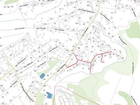 ділянка за адресою Миколи Островського вул.