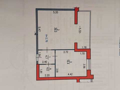 квартира по адресу Синельниківська ул., 14, к.4