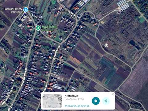 участок по адресу Лісна