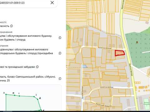 дом по адресу Музична, 25