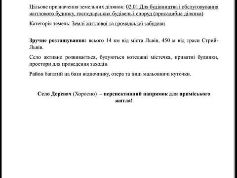 ділянка за адресою 